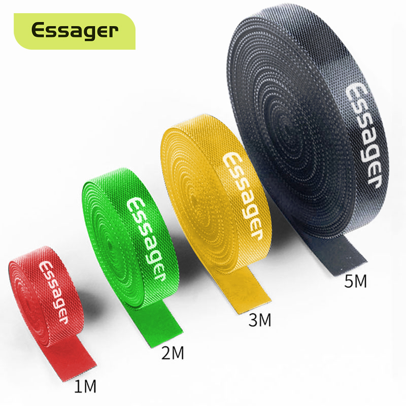 Essager Cable Organizer Earphone Headphone Charger Cable Protector Holder Wire Cord Winder Organiser Cable Management Compatible with iPhone Smartphones